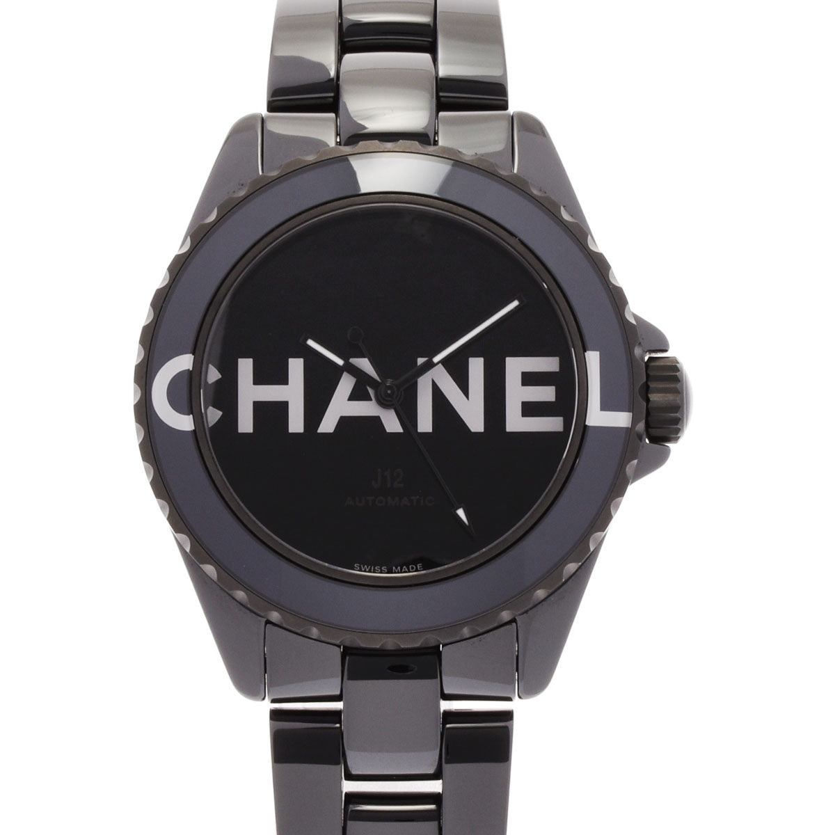 美品 CHANEL シャネル J12 ウォンテッドドゥシャネル H7418 腕時計 自動巻き ブラック文字盤 メンズ【中古】 楽天市場】シャネル CHANEL J12 ウォンテッド ドゥ 38MM 数量限定