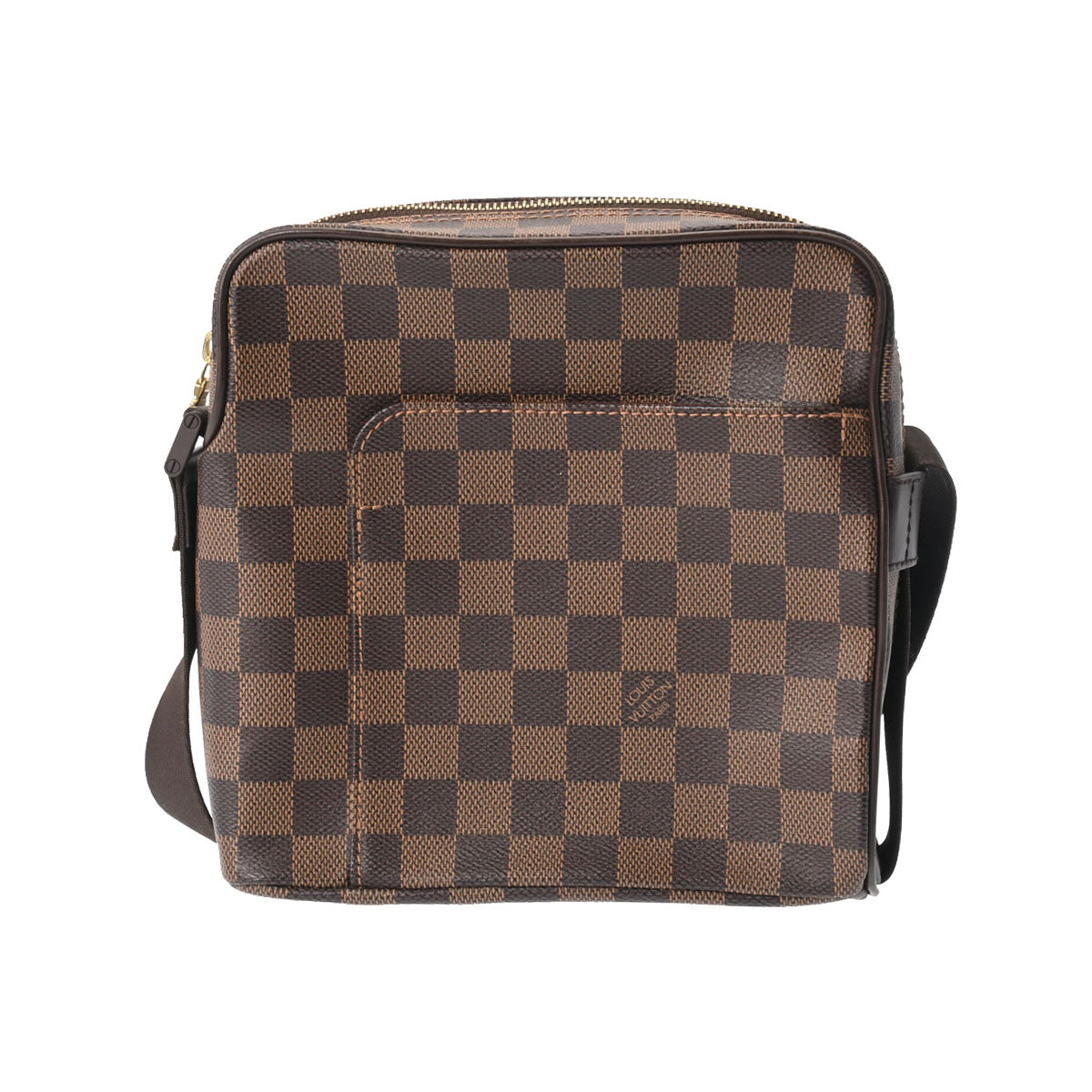 LOUIS VUITTON ルイヴィトン ダミエ オラフ PM ブラウン N41442 ユニ 