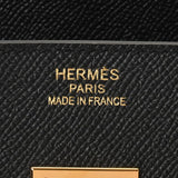 HERMES エルメス バーキン 35 黒 ゴールド金具 - A刻印(2017年頃) ユニセックス ヴォーエプソン ハンドバッグ Aランク 中古 銀蔵