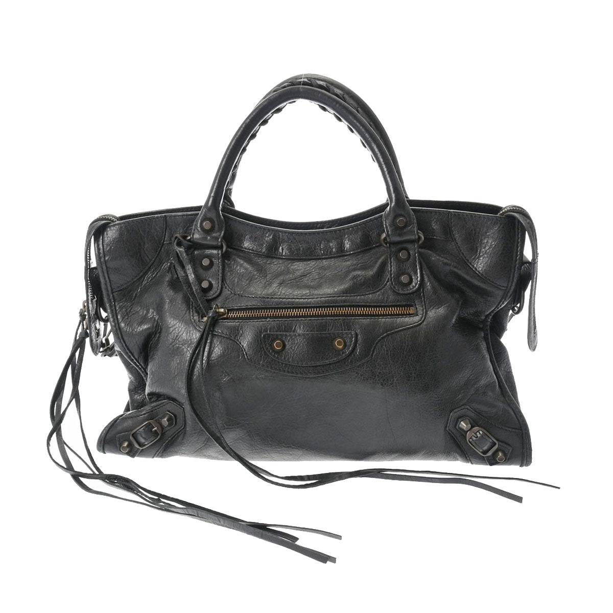 BALENCIAGA バレンシアガ ザ シティ 黒 115748 レディース レザー 2WAY 