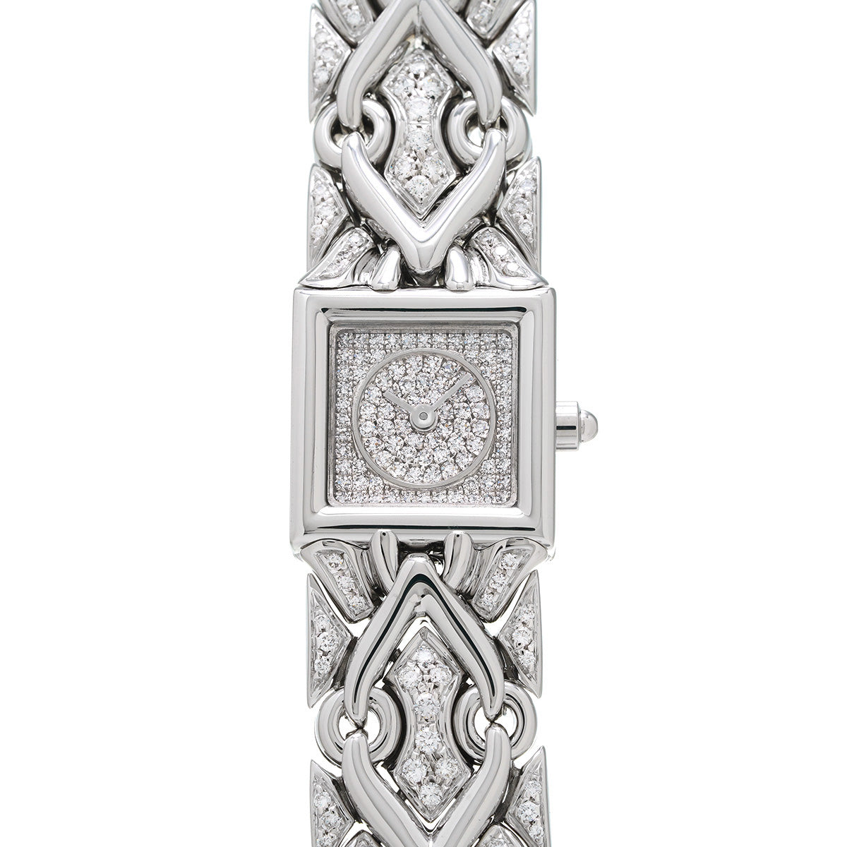 ブルガリ ミニトリカ ダイヤ文字盤 ダイヤブレスレット レディース