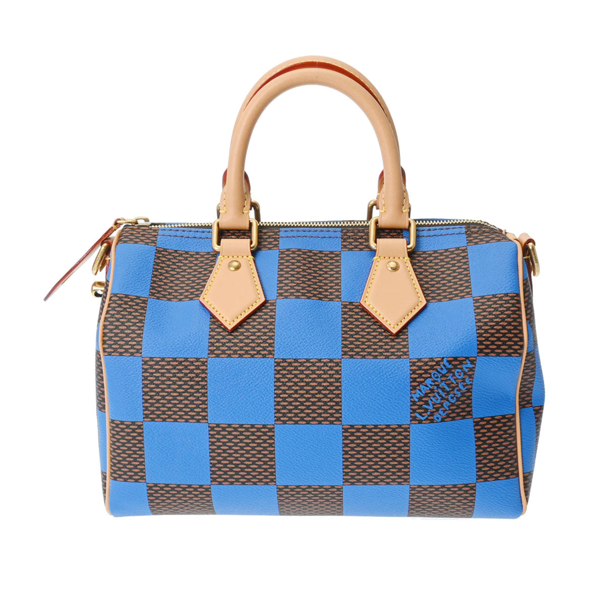 ルイヴィトンポップ スピーディバンドリエール 25 2WAY 14137 ブルー メンズ ダミエキャンバス ハンドバッグ N40585 LOUIS  VUITTON 中古 – 銀蔵オンライン