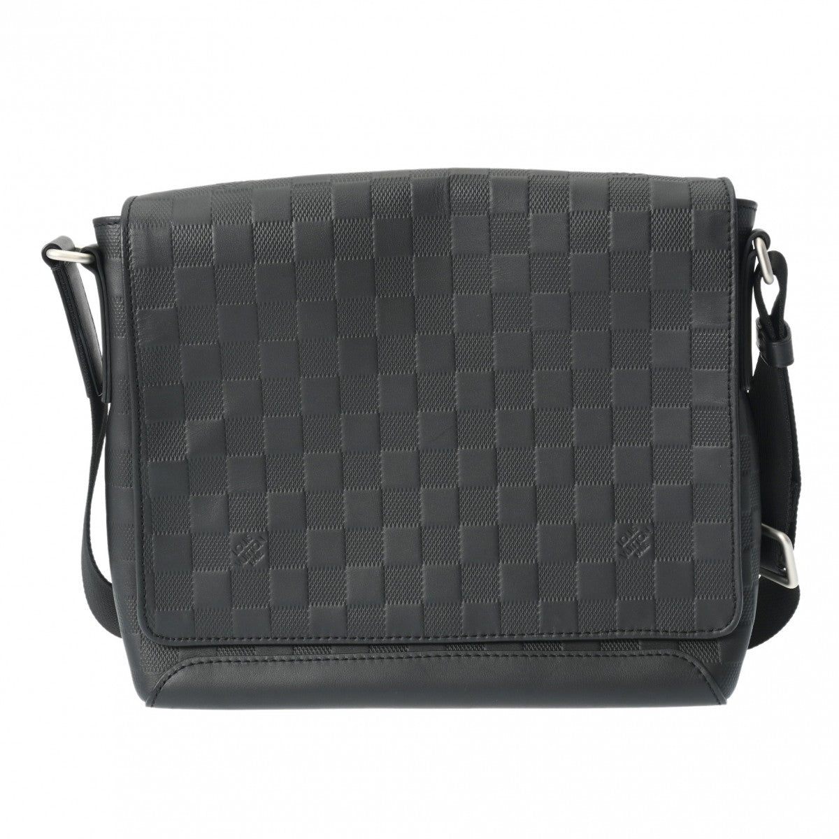 LOUIS VUITTON ルイヴィトン ダミエアンフィニ ディストリクト PM オニキス N41286 メンズ レザー ショルダーバッグ Aランク  中古 - ネット販壳