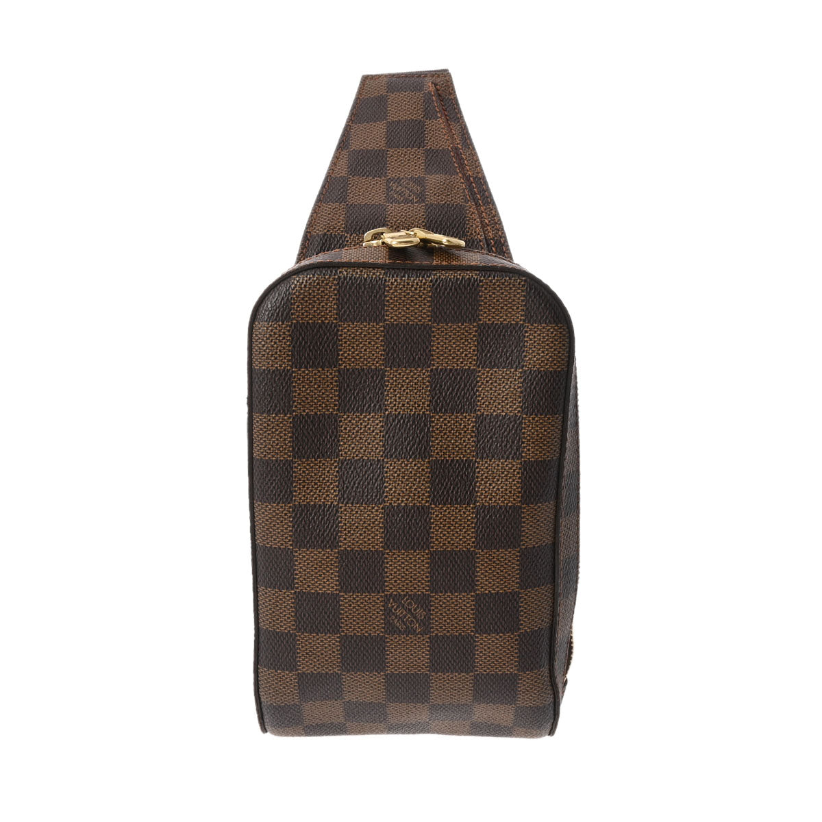 LOUIS VUITTON ルイヴィトン ダミエ ジェロニモス ボディバッグ ブラウン N51994 ユニセックス ダミエキャンバス ショルダーバッグ  ABランク 中古 - 期間限定特価品