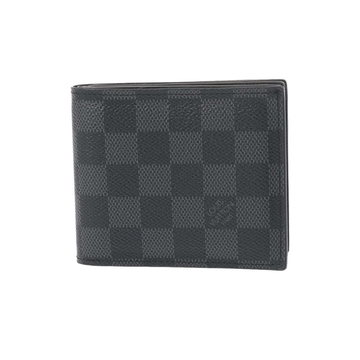 LOUIS VUITTON ルイヴィトン ダミエグラフィット ポルトフォイユ アメリゴ NM 黒/グレー N60053 メンズ  ダミエグラフィットキャンバス 二つ折り財布 Aランク 中古 - 公式ショッピング