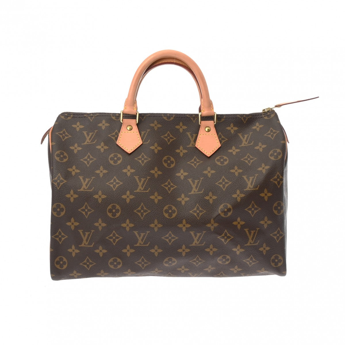 LOUIS VUITTON ルイヴィトン モノグラム スピーディ 35 ブラウン M41524 レディース モノグラムキャンバス ハンドバッグ  Aランク 中古 - 【人気沸騰】