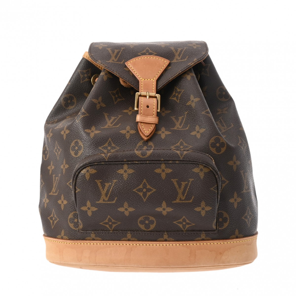 LOUIS VUITTON ルイヴィトン モノグラム ミニモンスリ ブラウン M51136 レディース モノグラムキャンバス リュック・デイパック  Bランク 中古 銀蔵