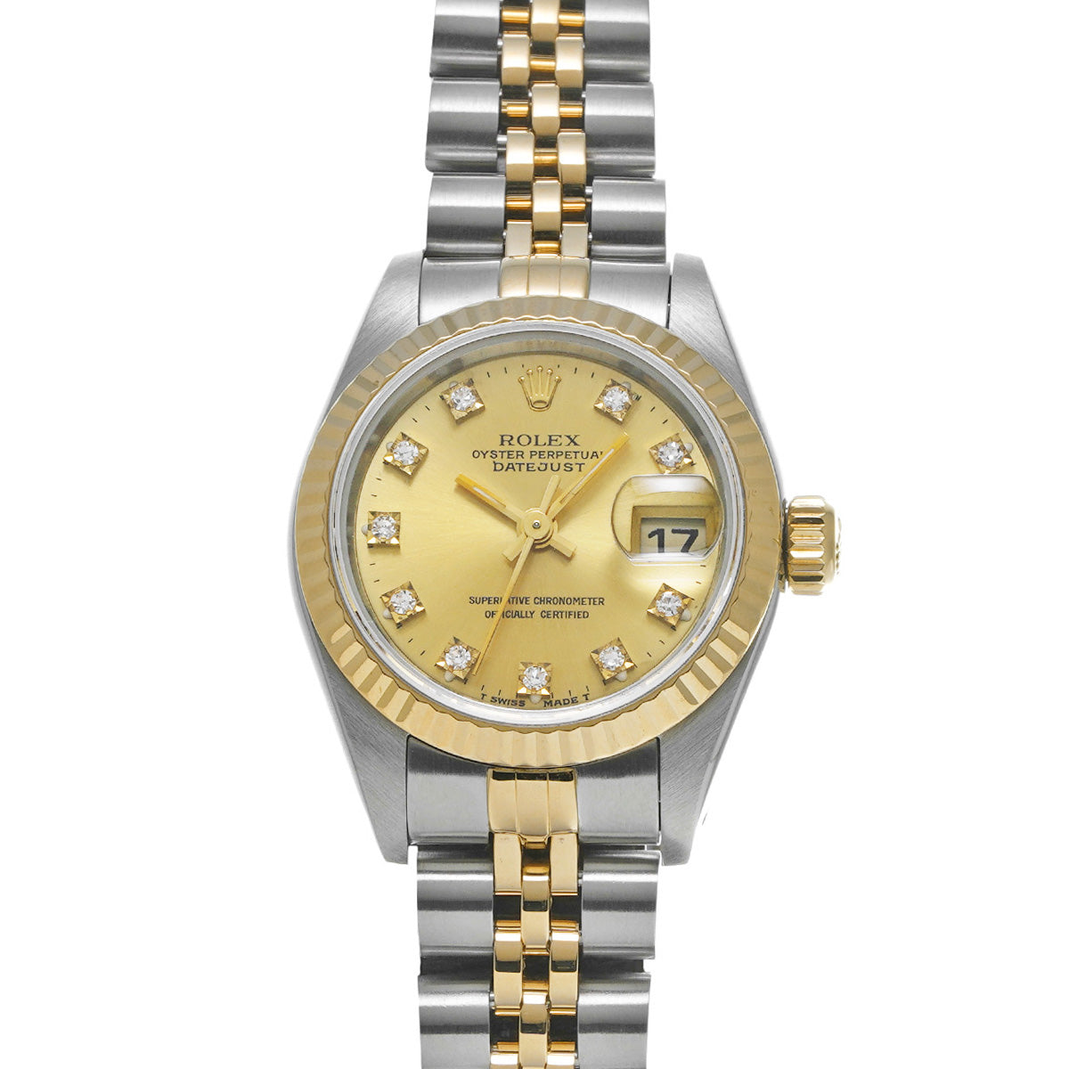 ロレックスデイトジャスト レディース 腕時計 69173G ROLEX 中古