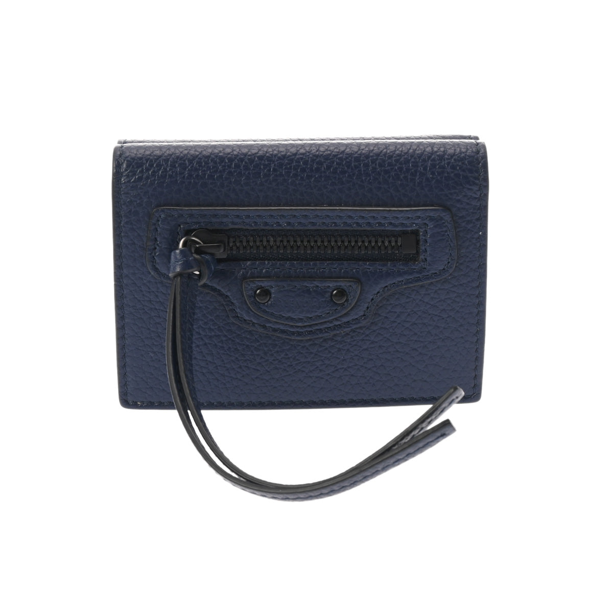 バレンシアガネオクラシック ミニウォレット ネイビー ユニセックス