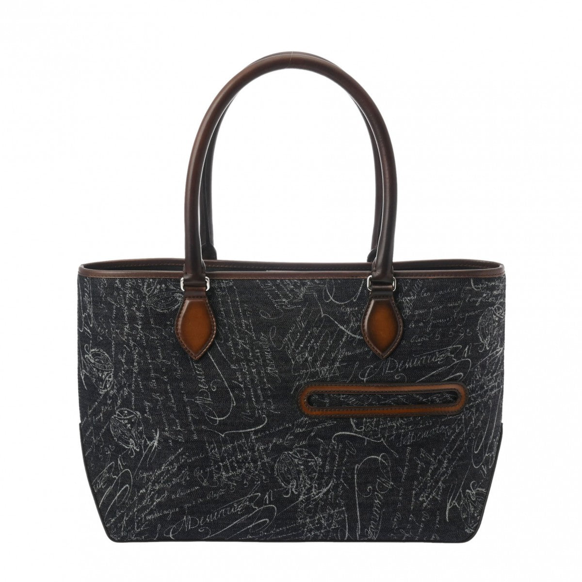 ベルルッティトゥジュール トートバッグ インディゴデニム ダーク