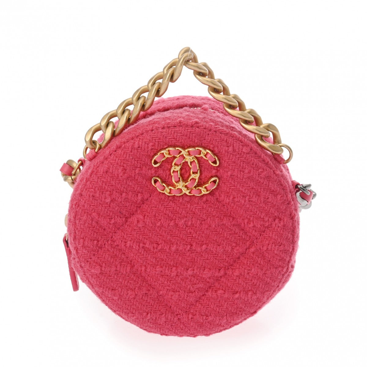 シャネル チェーンショルダー 持ち手チェーン 2WAY 53691 ピンク