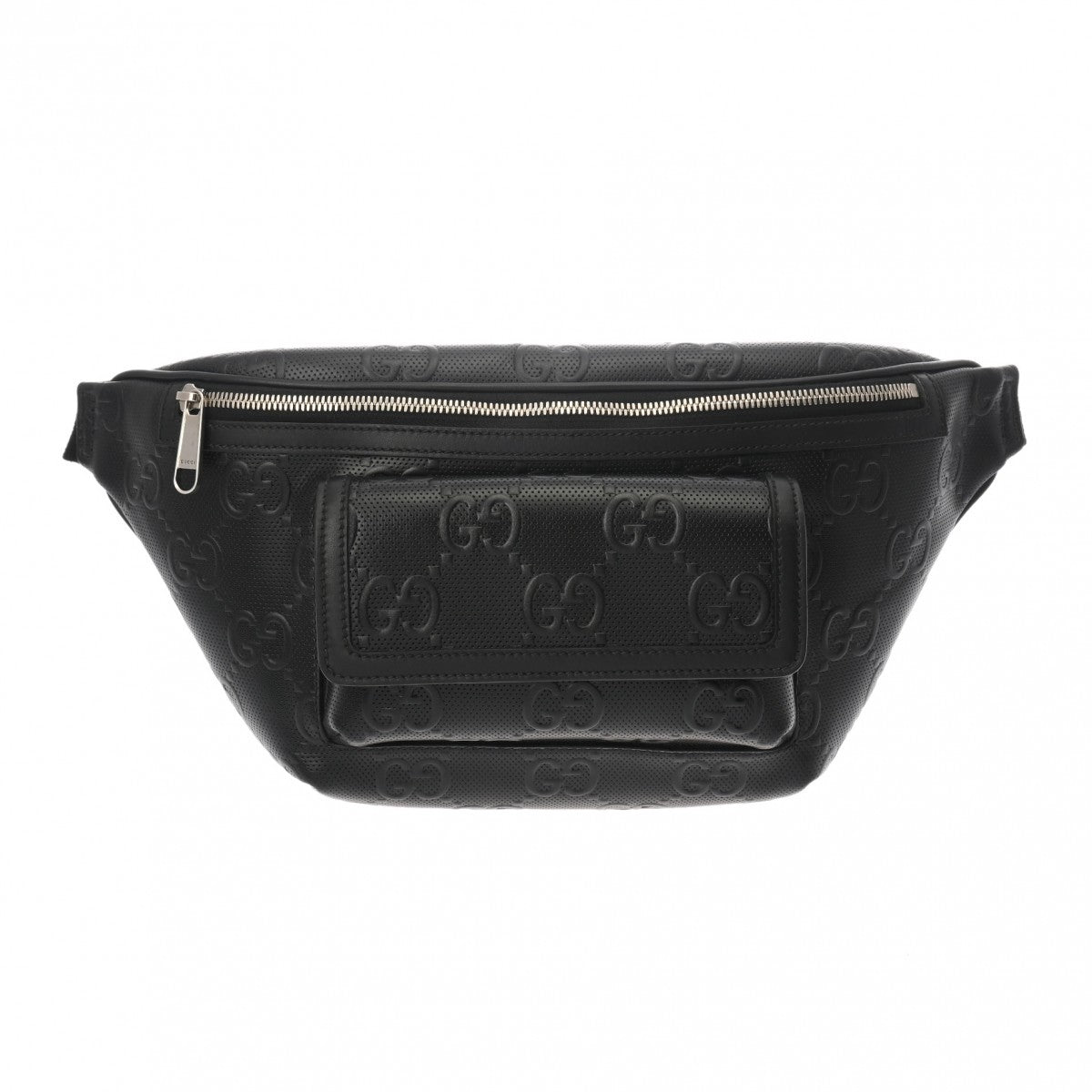 GUCCI / ウエストバッグ/--/BLK/645093 グッチ GGエンボス ベルトバッグ ブラック メンズ ウエストバッグ