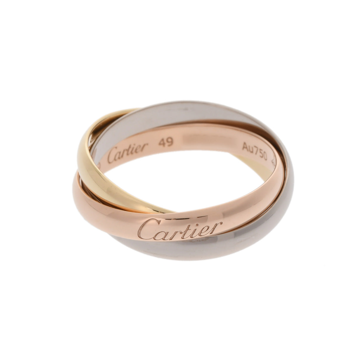 カルティエ トリニティ スリーカラー #49 レディース リング