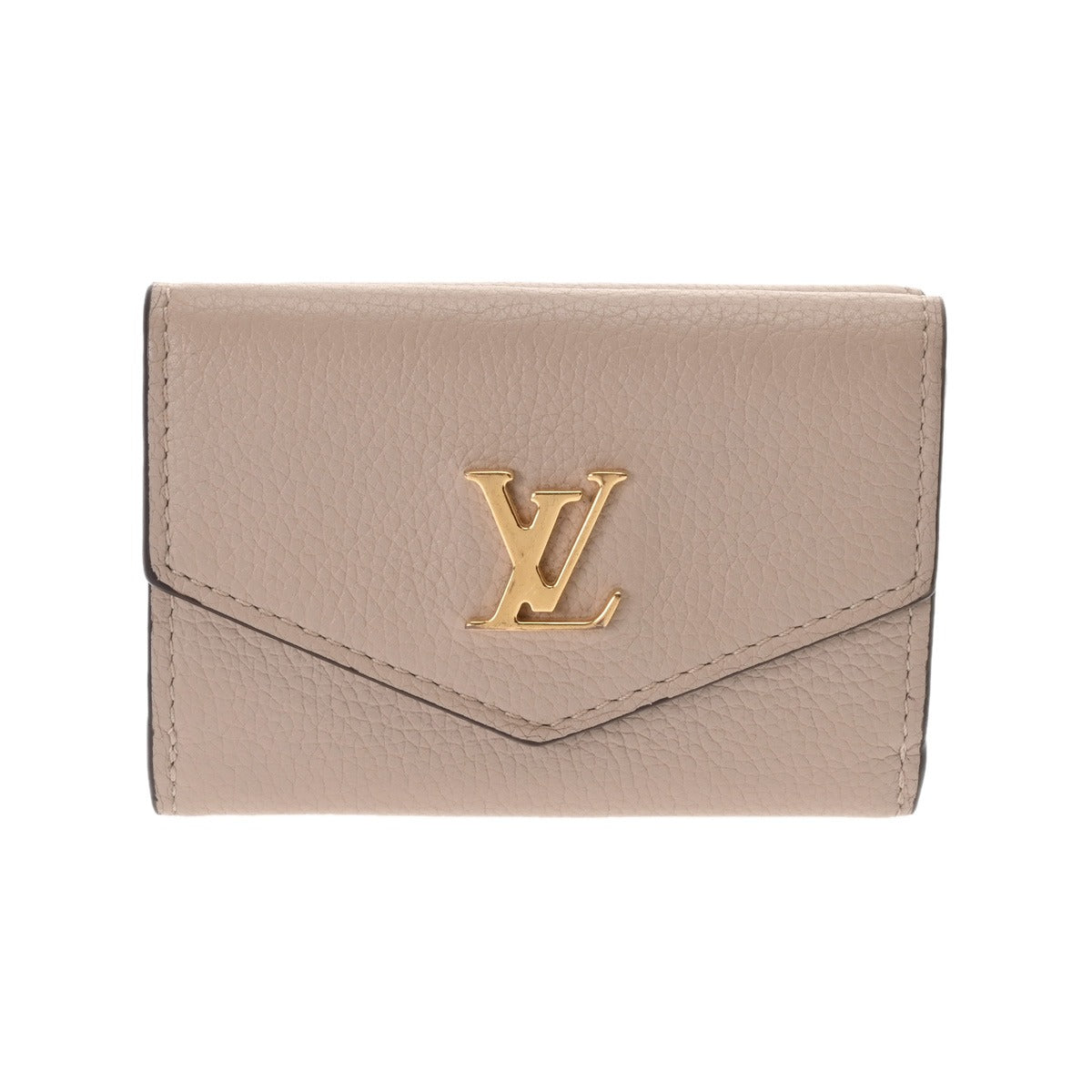 ルイヴィトン ポルトフォイユ ロックミニ グレージュ レディース