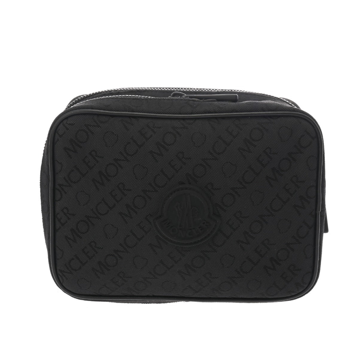 モンクレール ブラック メンズ キャンバス ショルダーバッグ MONCLER 