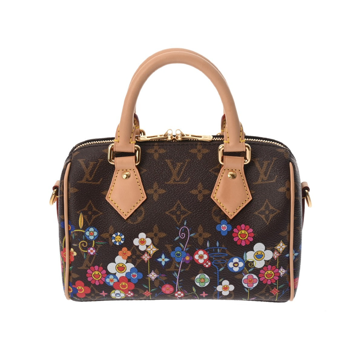ルイヴィトン パンプス スタッズ リボン 23.5センチ ゴールド金具 ブラウン LOUIS VUITTON ルイヴィトン モノグラム スピーディバンドリエール 20