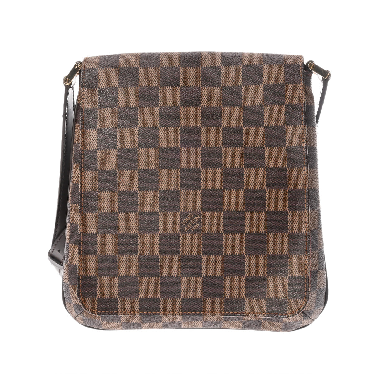 6131 美品 ルイヴィトン ダミエ エベヌ ミュゼットサルサ N51300 LOUIS VUITTON ルイヴィトン ダミエ ミュゼットサルサ ロング ブラウン