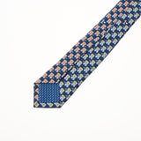 BVLGARI ブルガリ ネクタイ 紺系 - メンズ シルク100％ ネクタイ 未使用 銀蔵