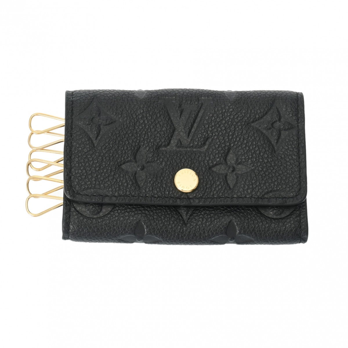 ルイヴィトンアンプラント 6連キーケース 43006 ノワール ユニセックス