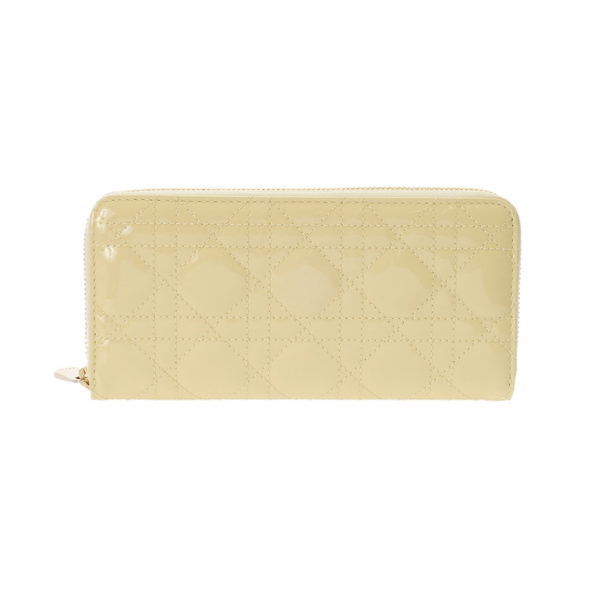 LADY DIOR VOYAGEUR パース Lady Dior Voyageur Wallet Sand-Colored Cannage Lambskin | DIOR