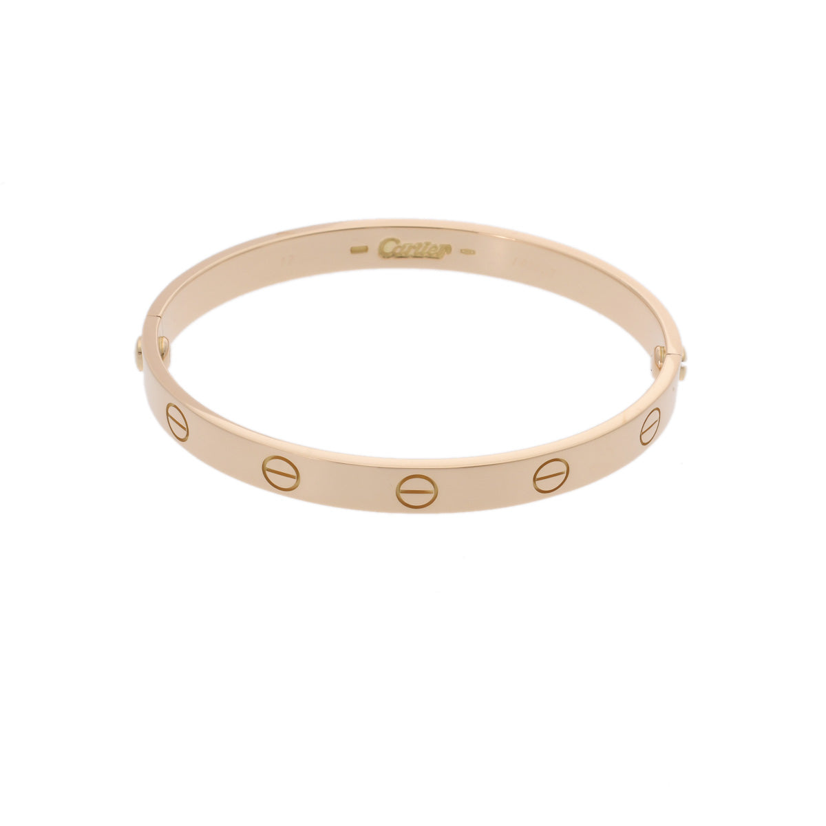 カルティエ ラブブレス 旧型 #17 レディース K18イエローゴールド YG