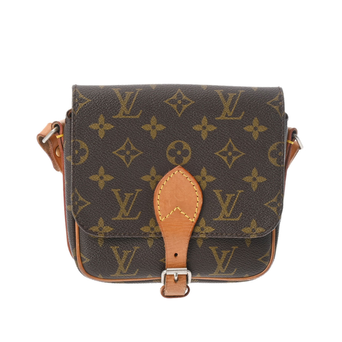 LOUIS VUITTON ルイヴィトン モノグラム カルトシエール ブラウン M51254 レディース モノグラムキャンバス ショルダーバッグ  Bランク 中古 銀蔵