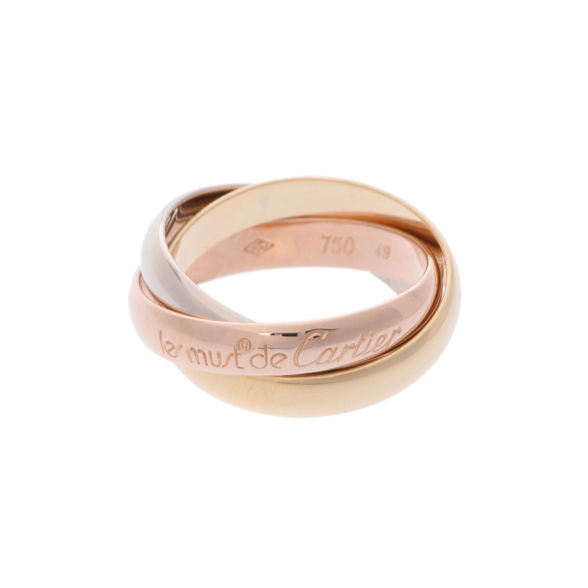 カルティエ トリニティリング49(9号) カルティエ トリニティリング #49 レディース リング・指輪 9号