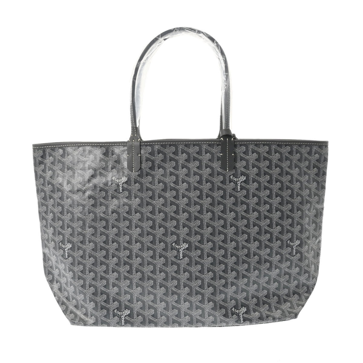 ゴヤールサンルイ PM グレー ユニセックス PVC トートバッグ GOYARD