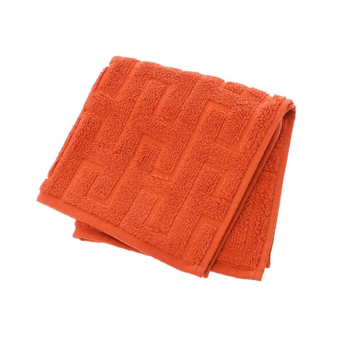 HERMES タオル ステアーズ オレンジ エルメス カレ タオル ステアーズ H柄 オレンジフー レディース