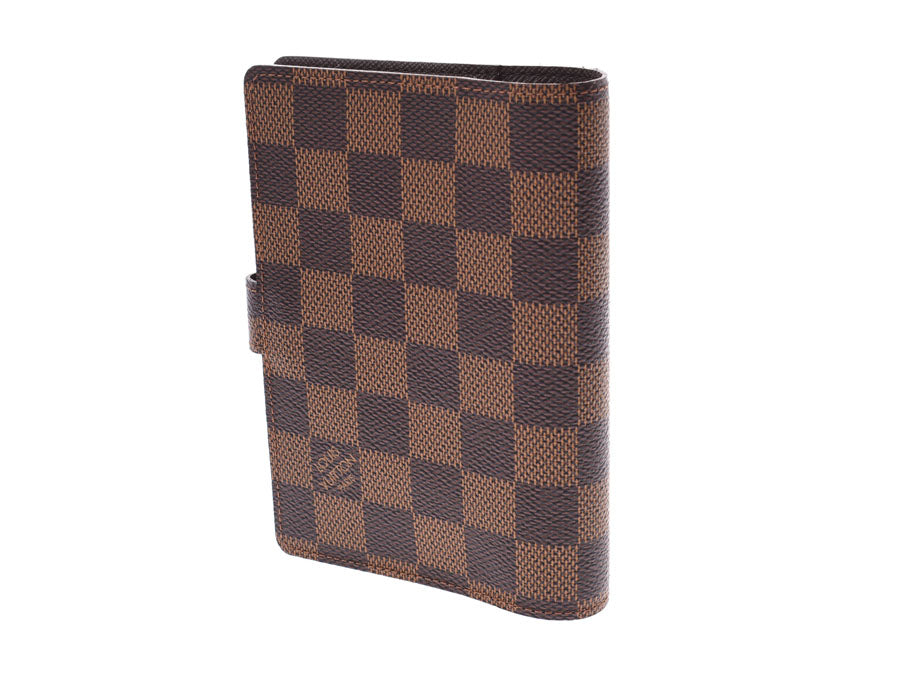 Louis Vuitton Damier Agenda PM Brown R20700 Men's Ladies Genuine