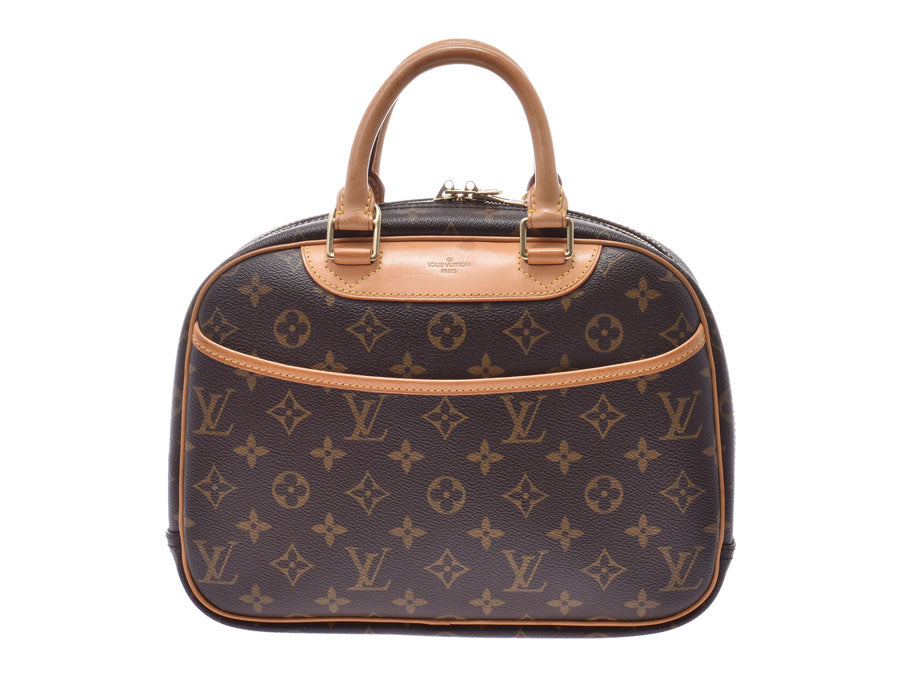 Louis Vuitton Handbag Trouville Brown Monogram M42228 Bowling