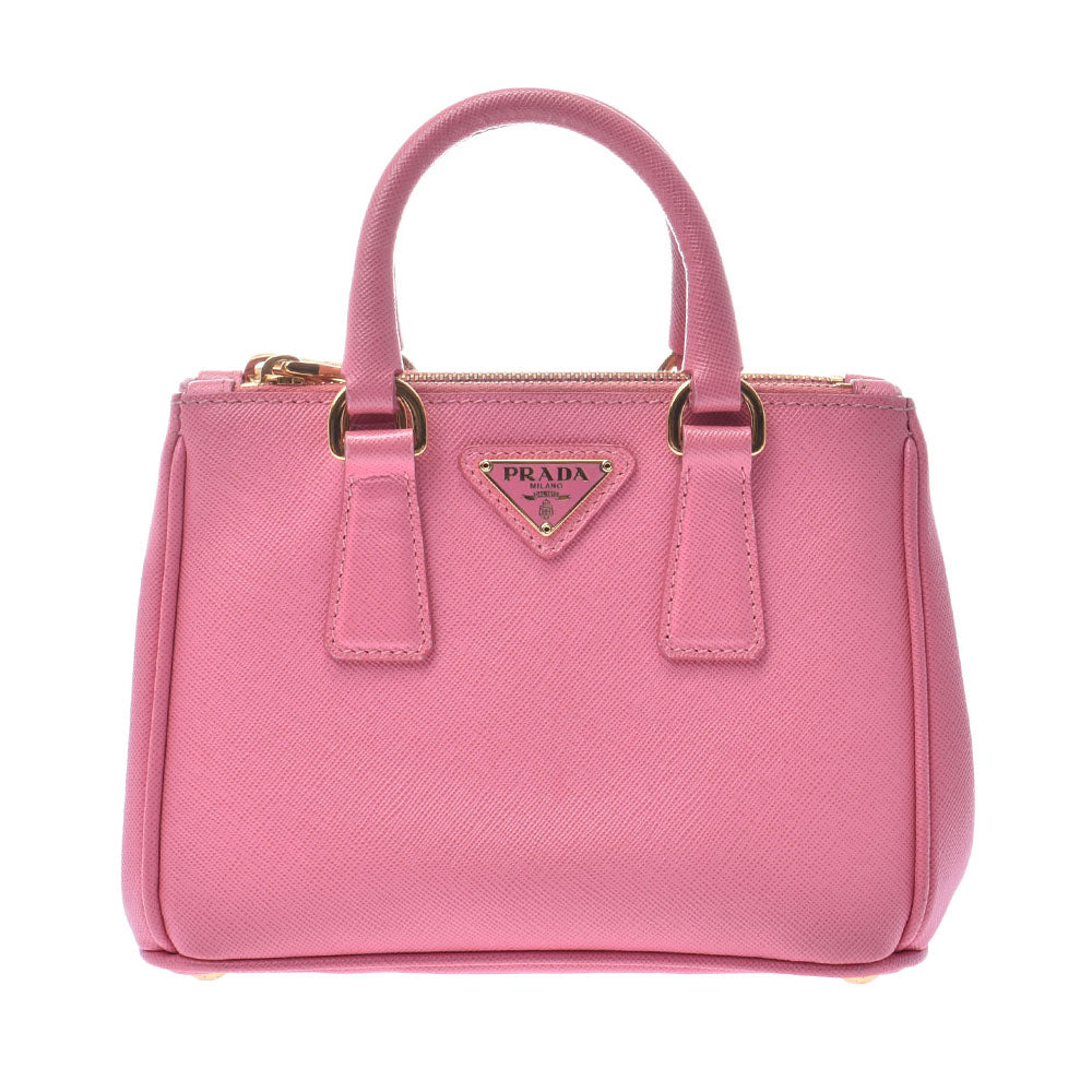 Prada mini galleria pink lady 2WAY bag BN2842 PRADA is used