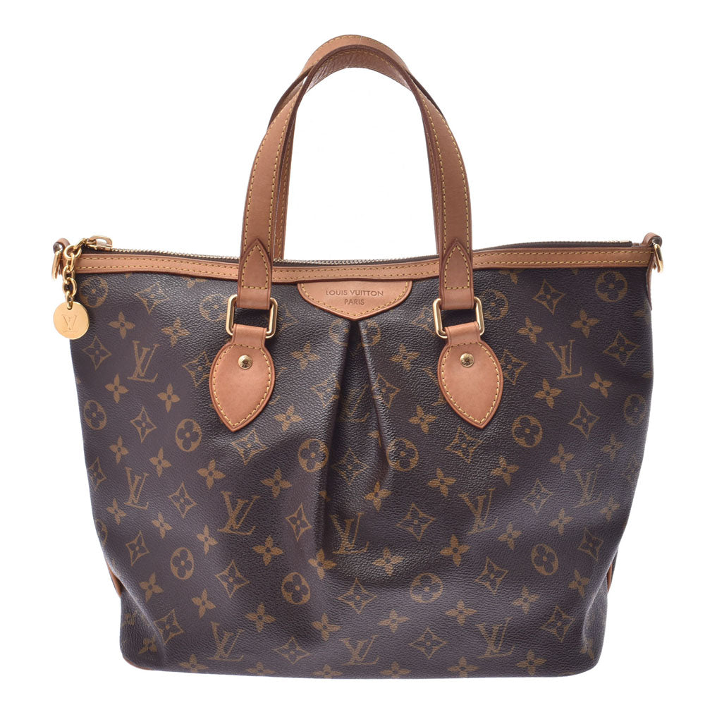 LOUIS VUITTON ルイヴィトンパレルモPM 2WAY モノグラム ブラウン ユニ 