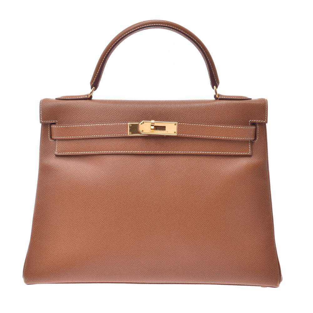 エルメスケリー32 内縫い ゴールド ゴールド金具 □A刻印(1997年頃