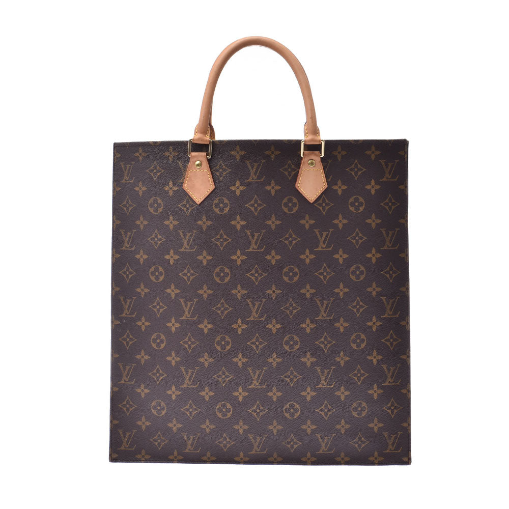 LOUIS VUITTON ルイヴィトンサックプラ モノグラム ブラウン ユニセックス モノグラムキャンバス ハンドバッグ M51140 中古 -  公式に取扱