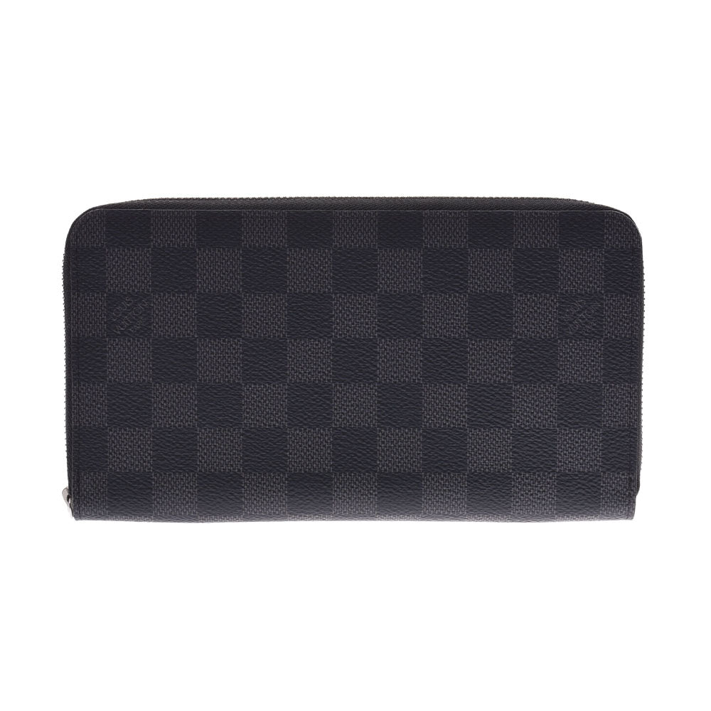 ルイヴィトングラフィット ジッピーオーガナイザーNM 14137 黒/グレー