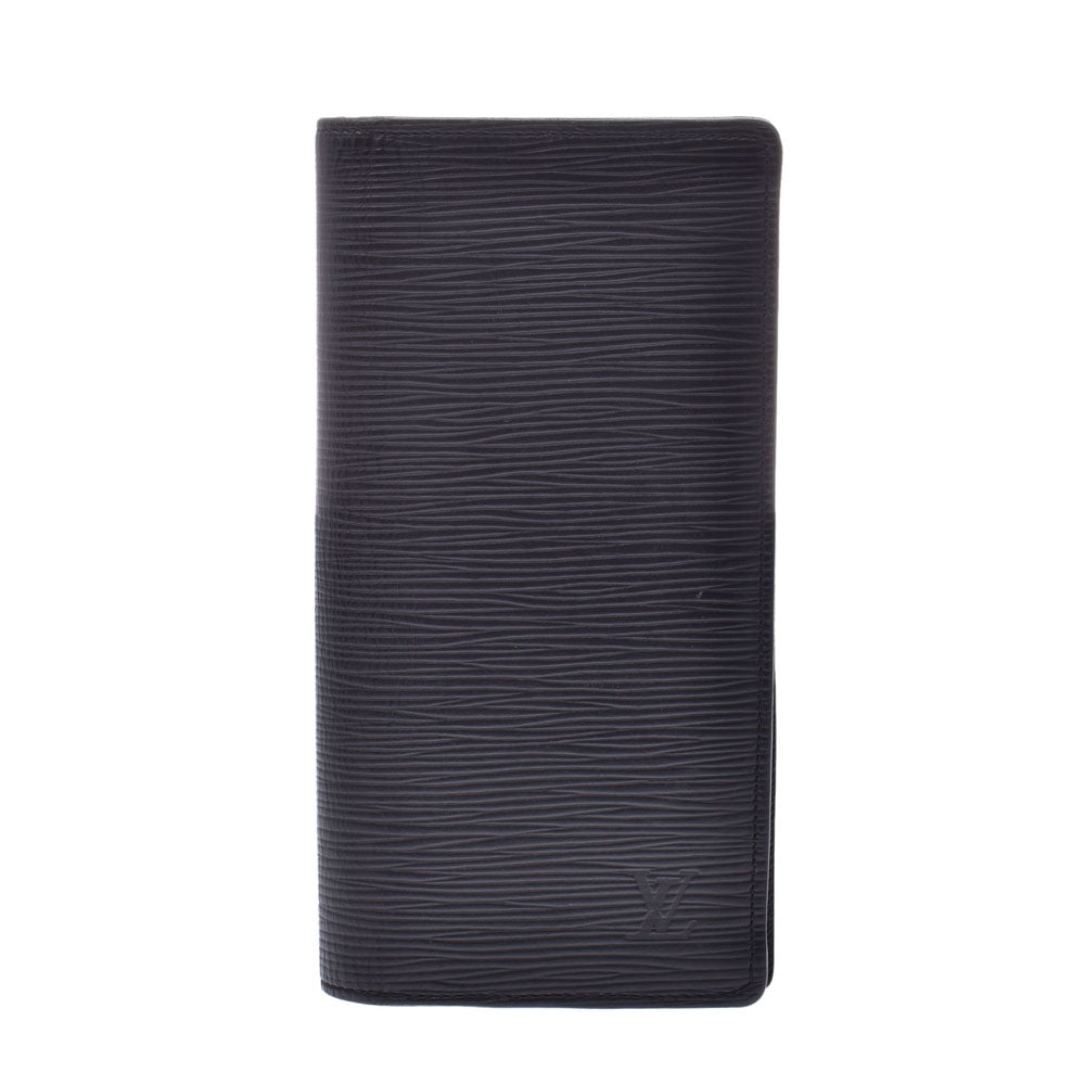 Pre-owned Louis Vuitton X Brazza Wallet Epi Black