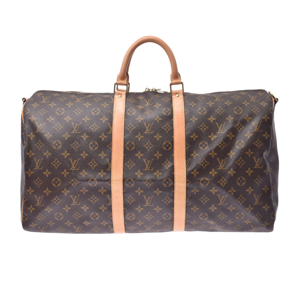 LOUIS VUITTON ボストンバッグ キーポル・バンドリエール 限定品 ルイヴィトンキーポルバンドリエール55 14145 ブラウン ユニセックス
