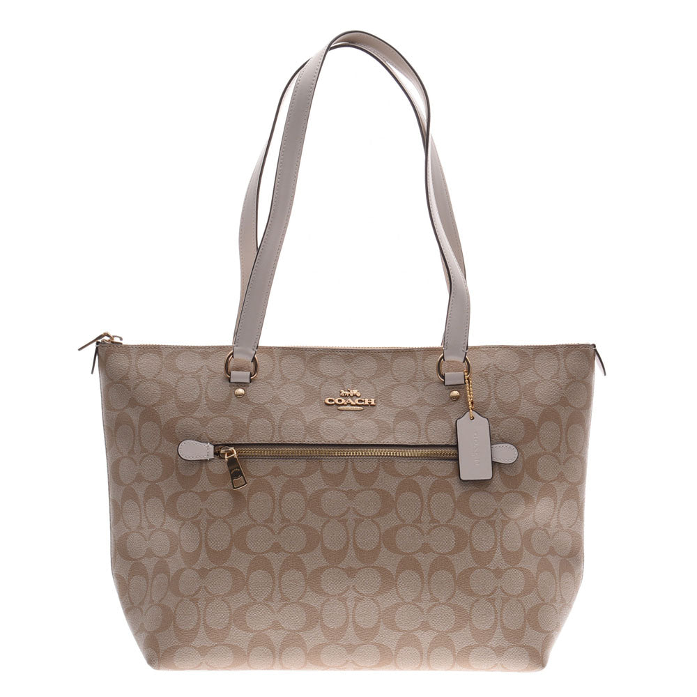 Coach Signature outlet beige / Ivory Unisex Tote Bag – 銀蔵オンライン