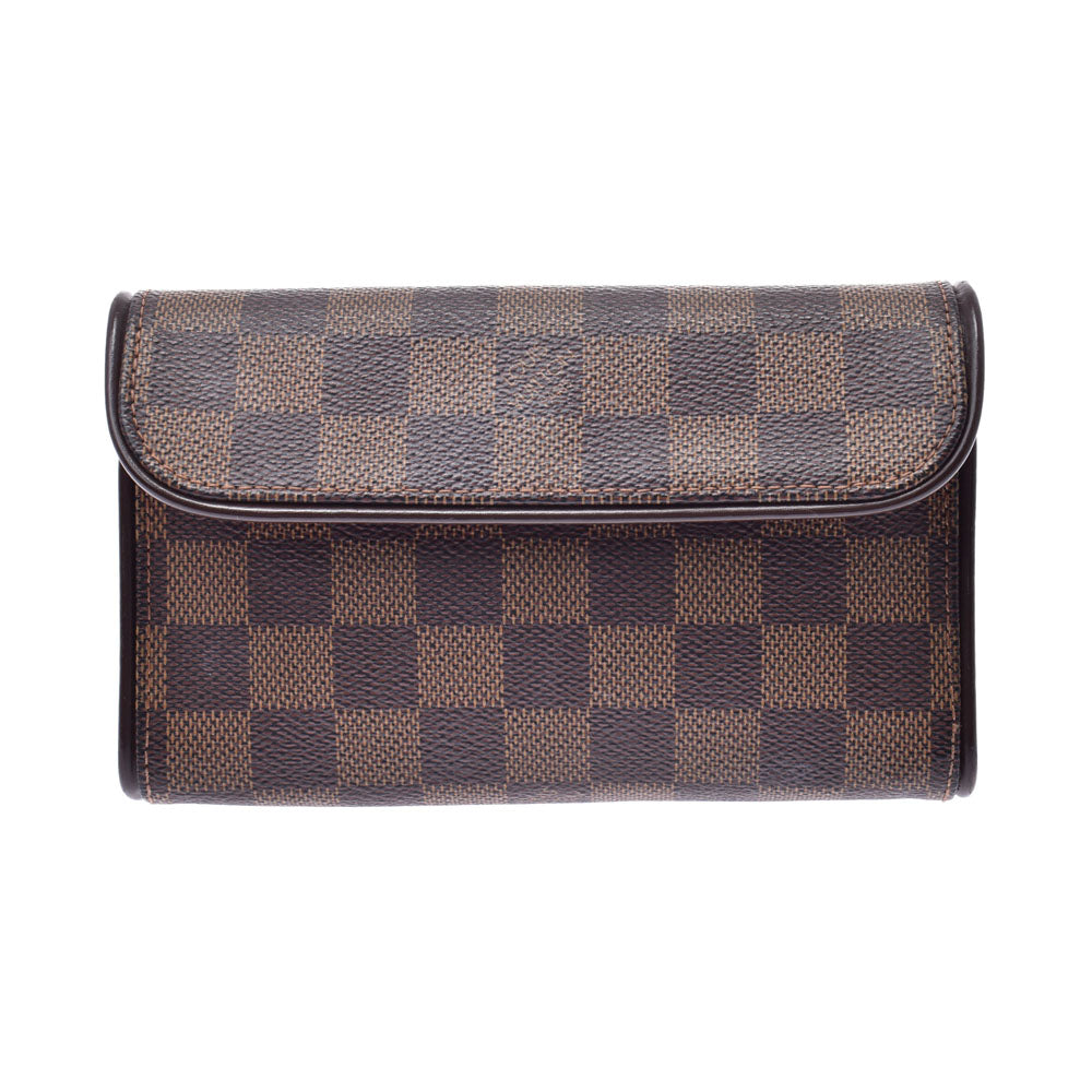 Authentic Louis Vuitton Damier Pochette Florentine Waist Bag SPO N51856  Used F/S