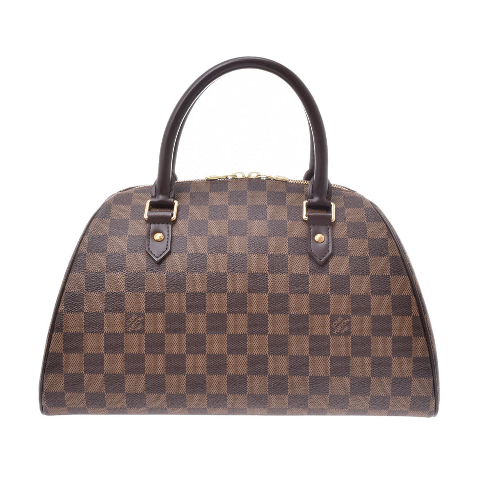 LOUIS VUITTON ルイヴィトン ダミエ リベラ MM ブラウン N41434 レディース ハンドバッグ Aランク 中古 - 高品質お得