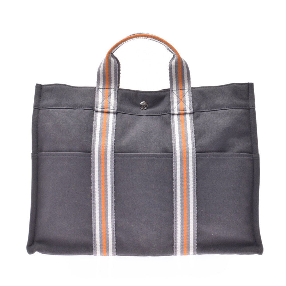 ◉ HERMES エルメス フールトゥ ＭＭ キャンパストートバッグ - トート