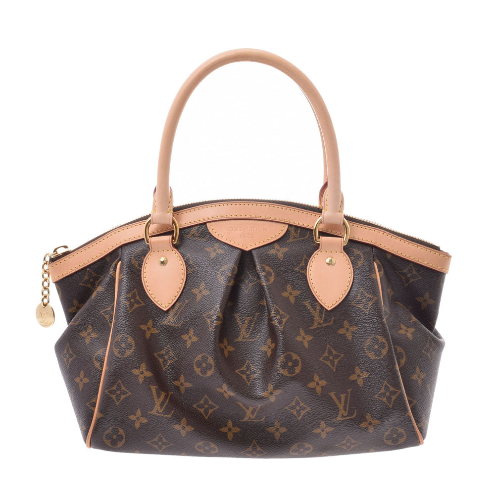 LOUIS VUITTON ルイヴィトン モノグラム ティボリPM ブラウン M40143 レディース モノグラムキャンバス ハンドバッグ Aランク  中古 - レビュー多数