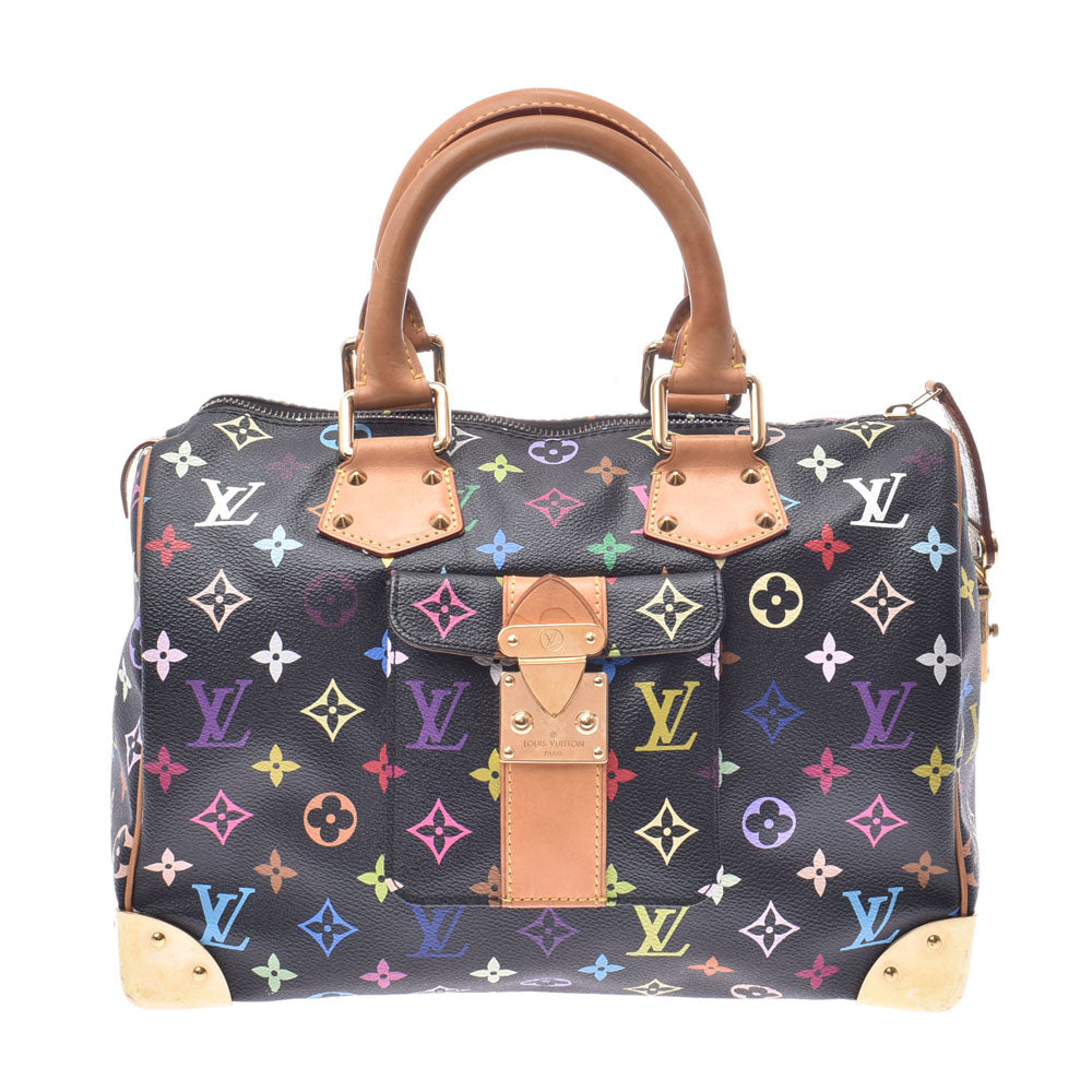 ルイヴィトンスピーディ30 14144 黒 レディース モノグラムマルチカラー ハンドバッグ M92642 LOUIS VUITTON 中古 –  銀蔵オンライン