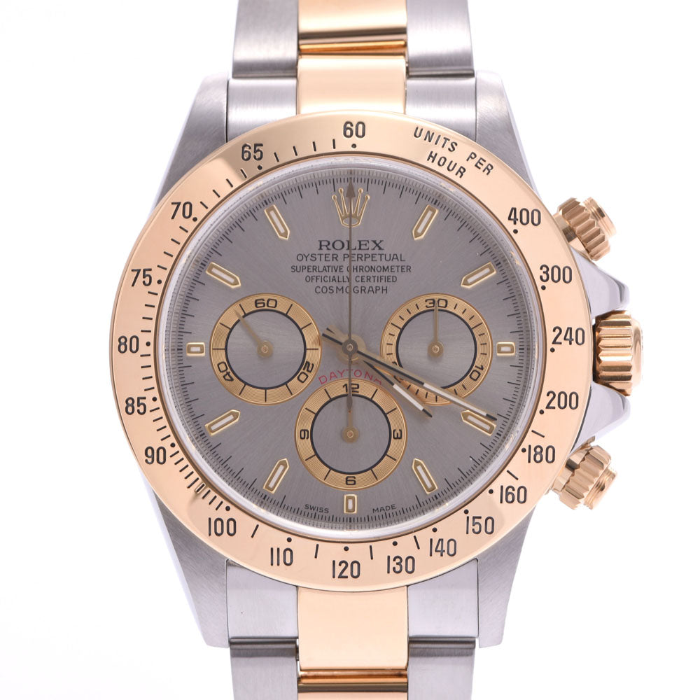 ROLEX ロレックス デイトナ 16523 メンズ SS/YG 腕時計 自動巻き グレー文字盤 Aランク 中古 - 大阪にあるの正規取扱店舗