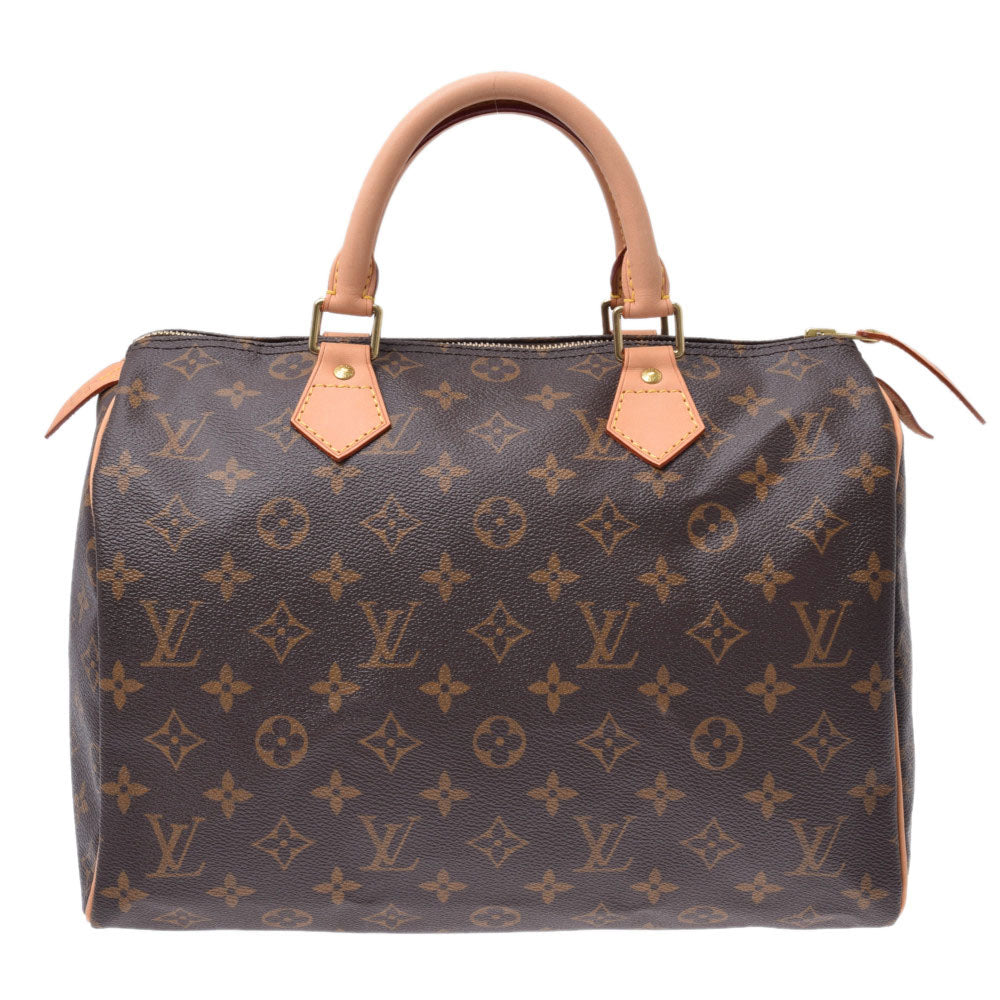 LOUIS VUITTON ルイヴィトン モノグラム スピーディ30 ブラウン M41526 レディース モノグラムキャンバス レザー ハンドバッグ  Aランク 中古 - ブランド通販