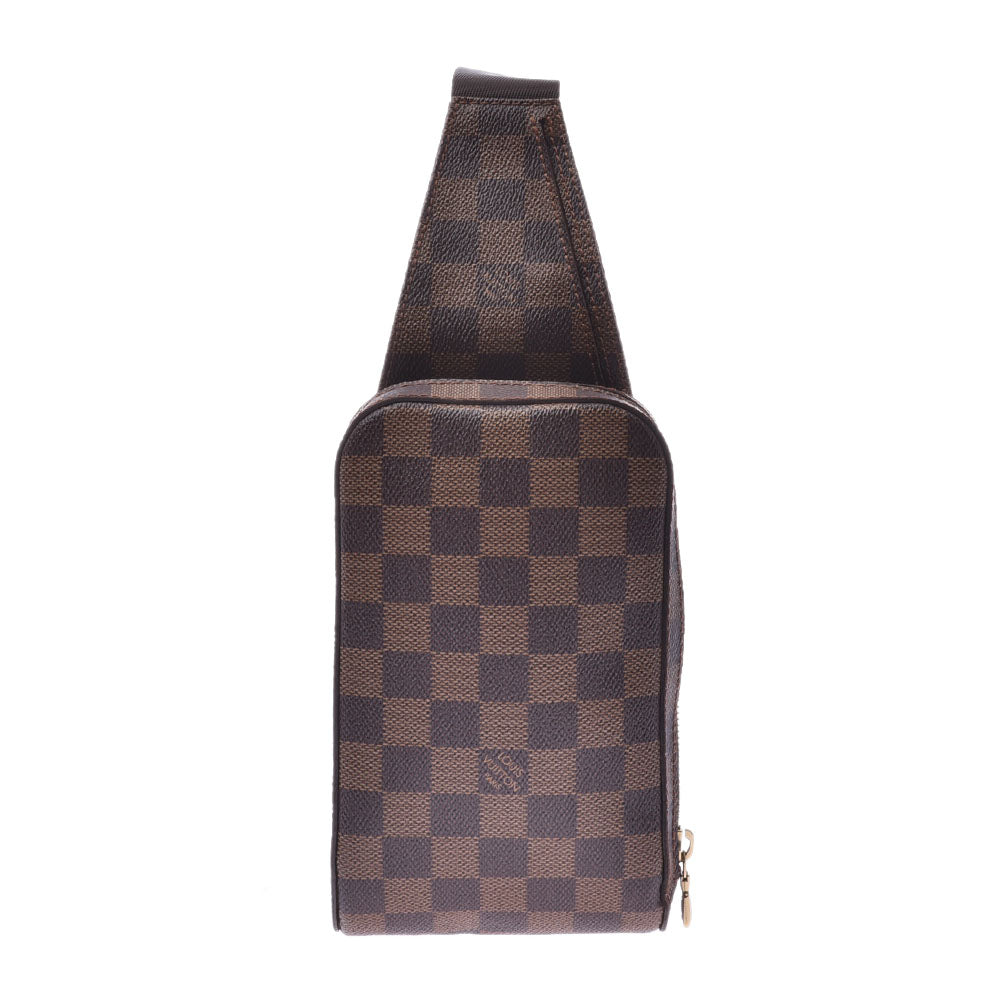 Louis Vuitton-ジェロニモス Louis Vuitton Geronimos Body Bag New 14137 Brown Unisex Damier
