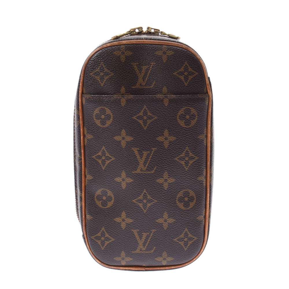 LOUISVUITTIN ルイ ヴィトン モノグラム ボディバッグ M51870 ルイヴィトンポシェットガンジュ 14145 ブラウン ユニセックス