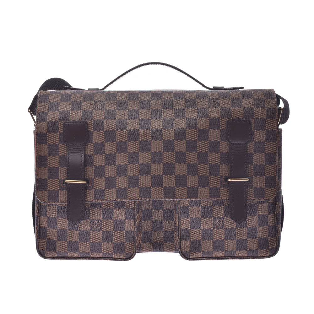 Louis Vuitton Damier Broadway N42270 2WAY Shoulder Bag Free