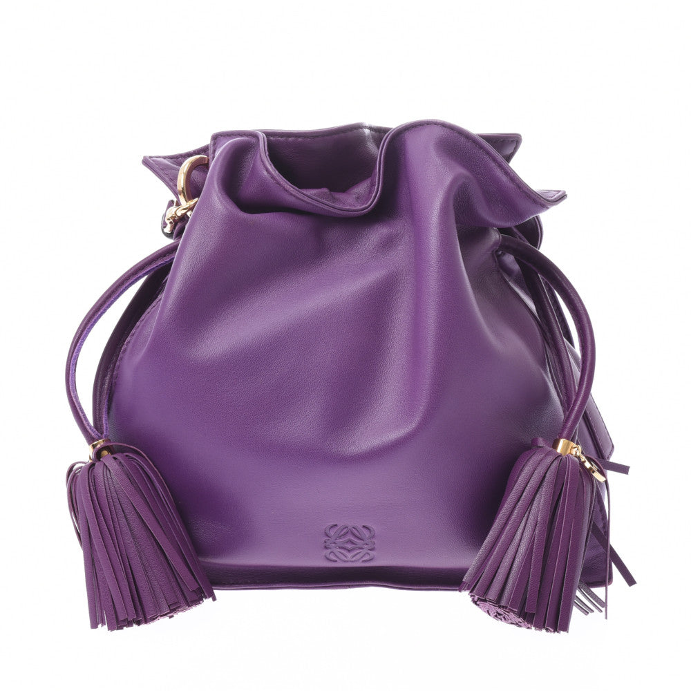 Loewe Flamenco Purple Women's Shoulder Bag LOEWE Used – 銀蔵オンライン